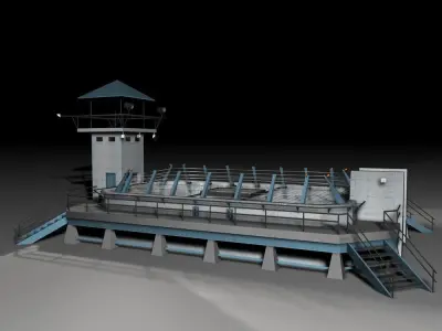 Velociraptor Pen from Jurassic Park 3D model