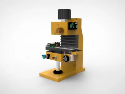 Miling Machine 4 3D model
