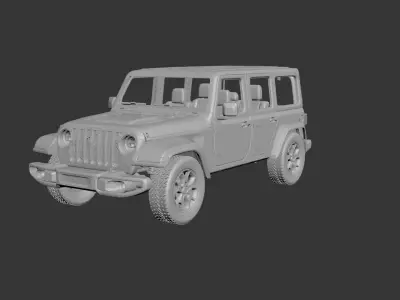 Jeep Wrangler  2021  3D print model