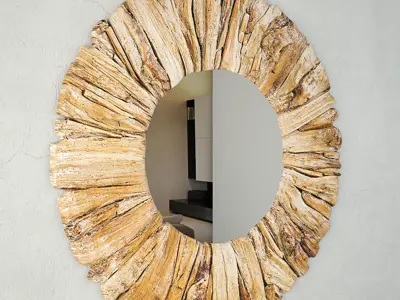 Driftwood Mirror 3D model