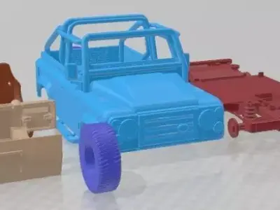 Land Rover Defender SVX 2012 Printable Car 3D print model