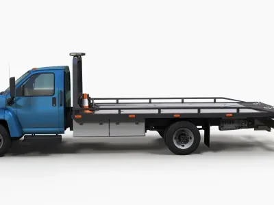 Towtruck Low-poly 3D model