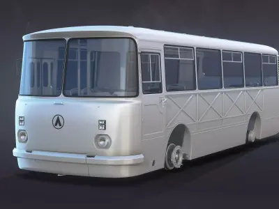 LAZ-695N Abandoned  3D model