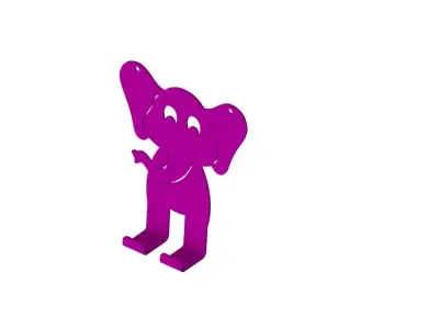 decorative elephant hanger Free 3D model