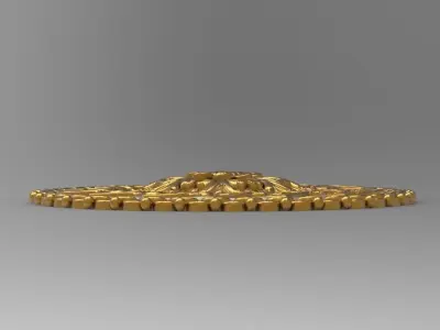 Sculpture project for decorative works Low-poly 3D model