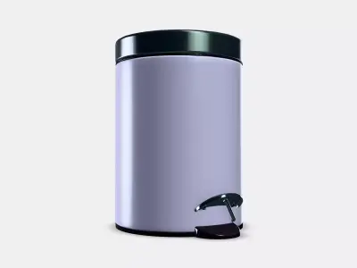 EKOLN Waste bin Low-poly 3D model