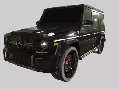 Mercedes-Benz G65 AMG Low-poly 3D model