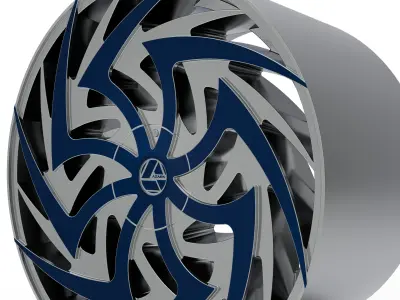 AZARA AZA-520 WHEEL 3D PRINT MODEL 3D print model