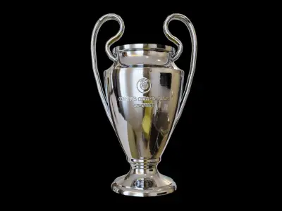 Champions League Cup Free low-poly 3D model