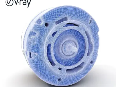 HighDetail Brushless Motor Model Pack Low-poly 3D model