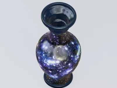 Vase26 vase with galaxy design 3D model