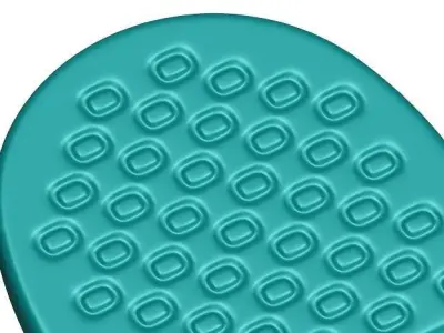 Kids Tennis Paddle Toy 3D model