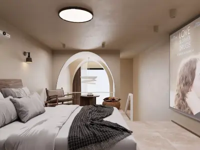 Modern apartment interior 3D model