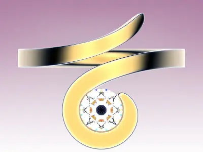 Ring Calligraphy 3D print model