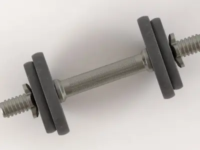 Metal Dumbell  3D model