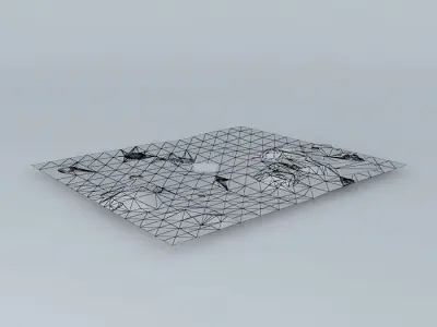 Moon Terrain Final Version Free 3D model