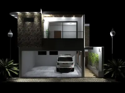 casa comercial 3D model