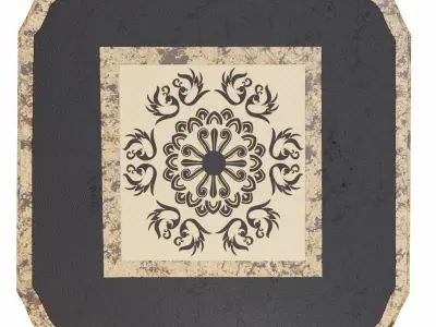 Antique Table PBR   3D model