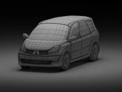 Renault scenic 3D model