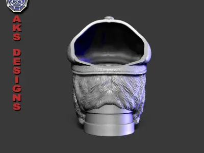 Gangster bulldog v2 Penholder and flowerpot 3D print model