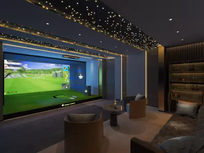golf interior 3D model