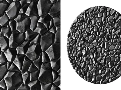 Circle Wall Art Panel by Rod Mireau 3D model
