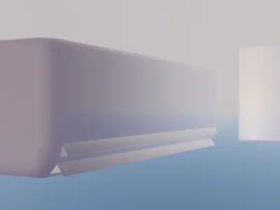 AC Air Conditioner Free low-poly 3D model