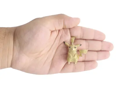 Crafted in premium sterling silver or gold 3D print model