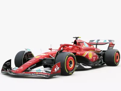 F1 Ferrari SF24 2024 Update 3D model