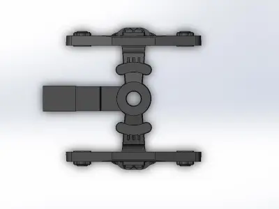 Trolley for model H0 freight car 3D print model