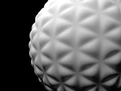 Futuristic Sci-Fi Parametric Sphere - Ball 3D model