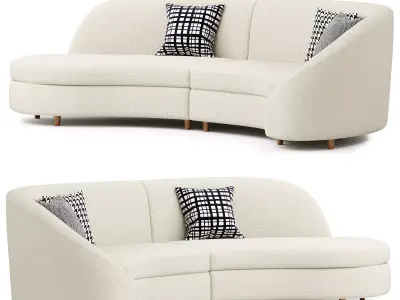 Goleta Two-Piece Sectional 3D model