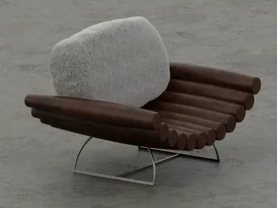 Cuba Arm Chair 3D model