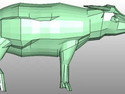 Buffalo - Asia 3D model