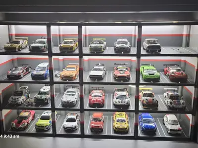 Modular Parking Display for 132 Slot Cars Storage and Exhibition 3D print model