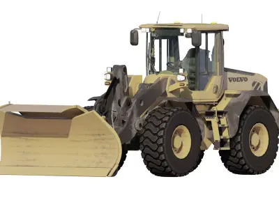 Volvo L90F Wheel Loader 3D model