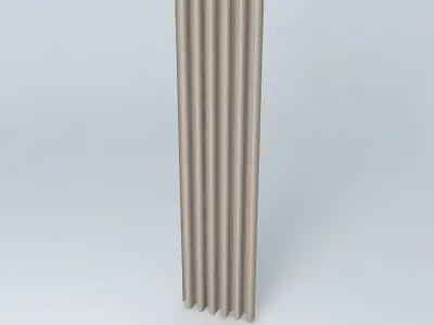 Curtain without pole Free 3D model