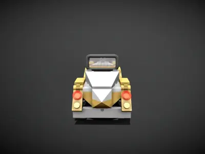 Lego Shanghai Chase Car Gen 2 3D model