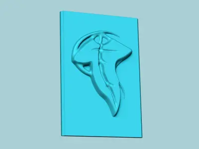 Stamp 114 - LOTR Leaf - Fondant Decoration Maker Toy 3D print model