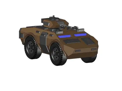 ARMORED VEHICLE MP110 3D print model