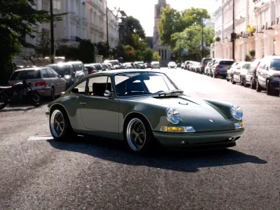 3D Exterior Scene Cars 04 3D model