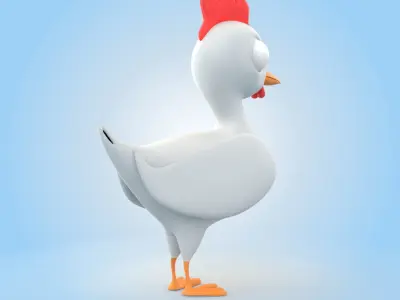 Chicken 3D model
