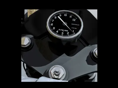 Norton Manx Motorcycle 3D model