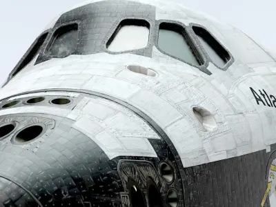 SPACE SHUTTLE Atlantis Exterior Only 3D model