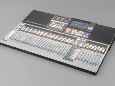 Studio Mixer - Low Poly - Game Ready - PBR Low-poly 3D model