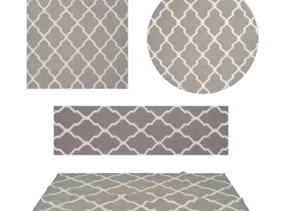 Rugs No 727 Low-poly 3D model