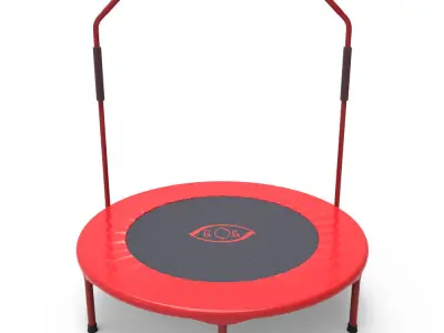 Trampoline for fitness and fun 3D model