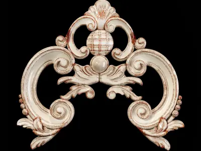 Classic carved 032 3D model