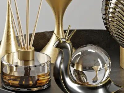 Decorative set12 3D model