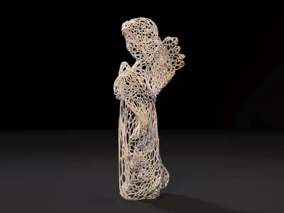 Angel figurine 3D print model